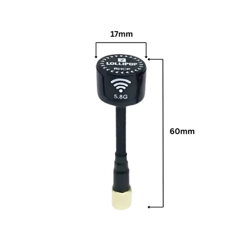 Blackberry Lollipop V4 5.8G RHCP SMA FPV Antenna