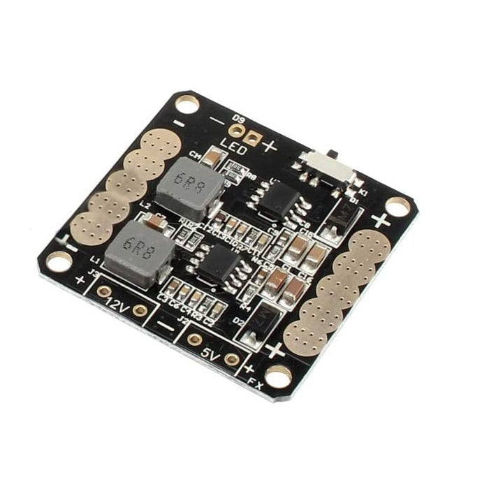 CC3D V2 ZMR Power Distribution Board with Dual BEC LC Filter & LED Switch