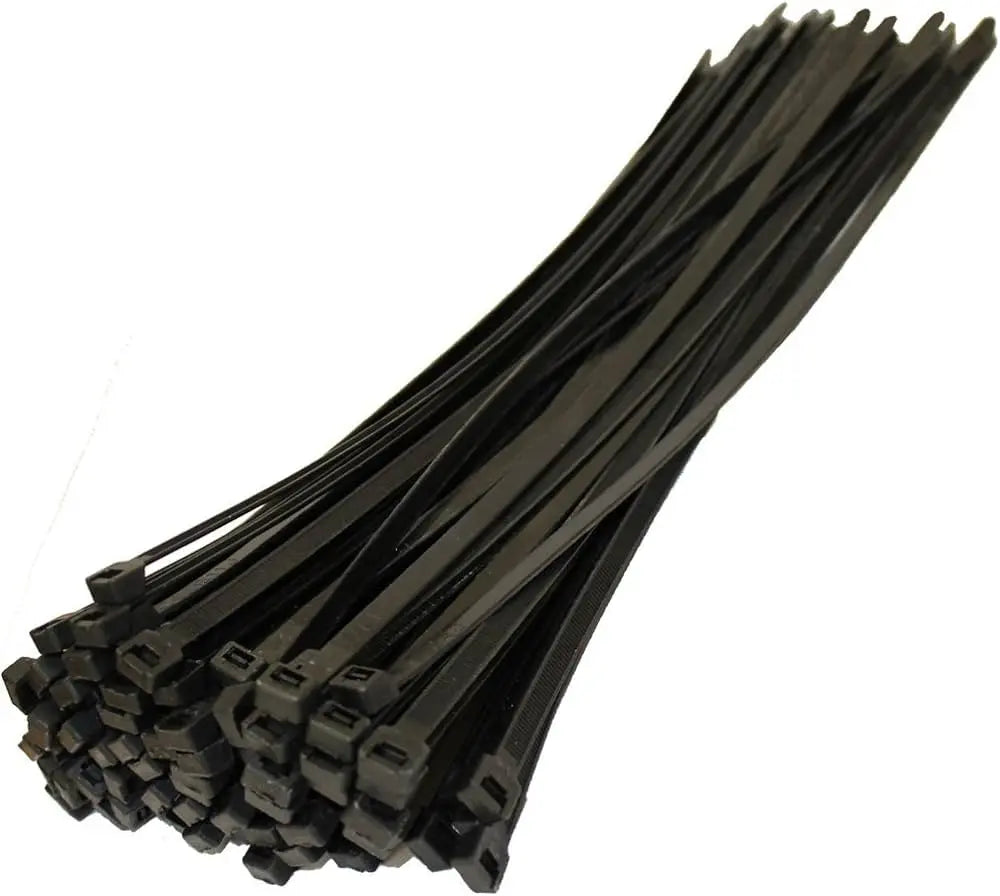 Self Locking Adjustable Nylon Cable Ties | Zip Ties (black) 100pcs – 150mm. Hi Tech xyz