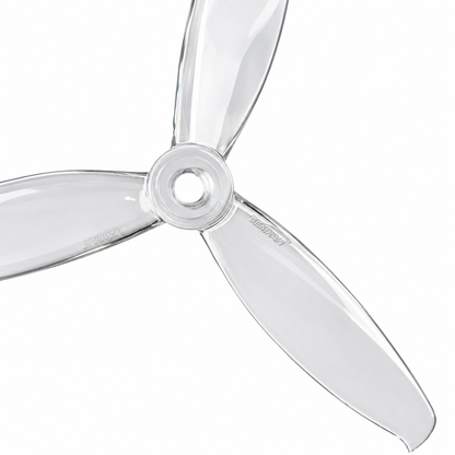Gemfan 5043 WinDancer PC 3-Blade Freestyle Propeller for 5 Inch FPV Drone (2CW + 2CCW) - Clear