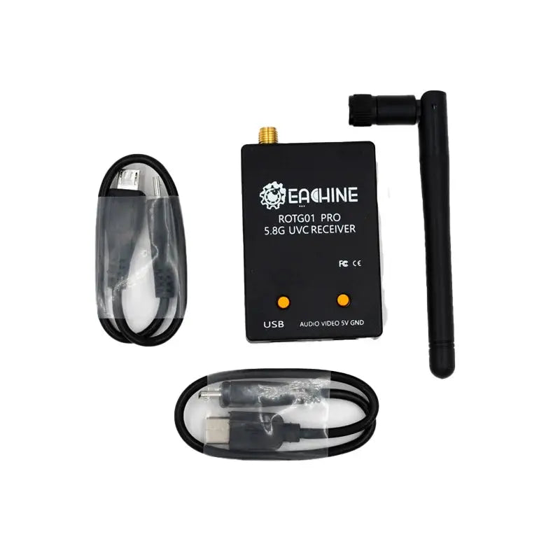 Eachine ROTG01 Pro UVC OTG 5.8G 150CH Full Channel FPV Receiver W/Audio For Android Smartphone – Black Hi Tech xyz