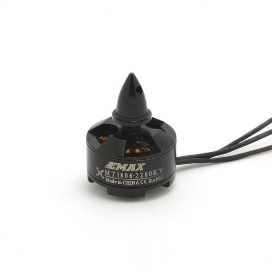 EMAX MT1806 Brushless DC Motor KV2280 (Original) – Black Cap (CW)