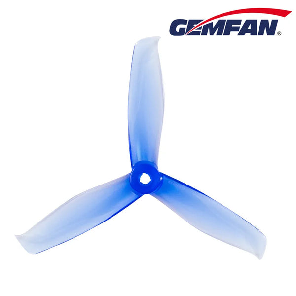 Gemfan 5055S Hulkie PC 3-Blade Freestyle Propeller for 5 Inch FPV Drone (2CW + 2CCW) -  Clear Blue