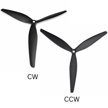 HQProp 15X7X3 (1CW + 1CCW) Black-Glass Fiber Reinforced Nylon Propeller