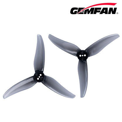 Gemfan 3520 Hurricane PC 3 Blade T-mount 1.5mm Propeller - Clear Gray (2CW+2CCW)