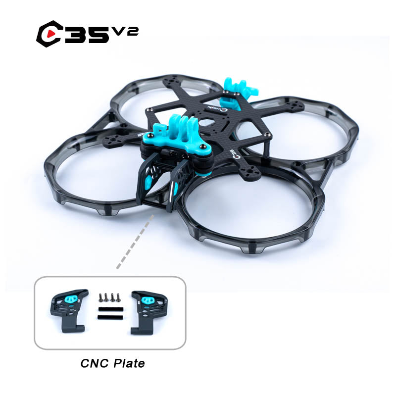 Axisflying Cineon C35 V2 3.5inch Indoor Cinewhoop Cinematic Shooting Frame Kit with GPS TPU
