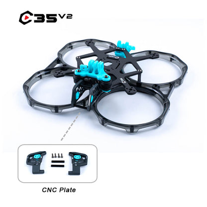 Axisflying Cineon C35 V2 3.5inch Indoor Cinewhoop Cinematic Shooting Frame Kit with GPS TPU