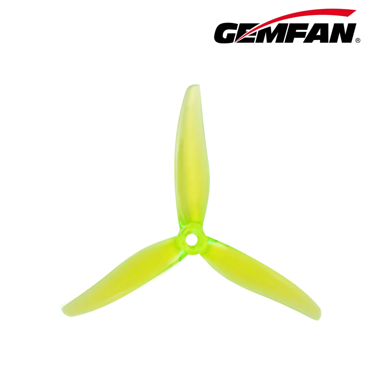Gemfan 51366 MCK ReV3 PC 3-Blade Freestyle Propeller for 5 Inch FPV Drone (2CW + 2CCW) -Radioactive Yellow
