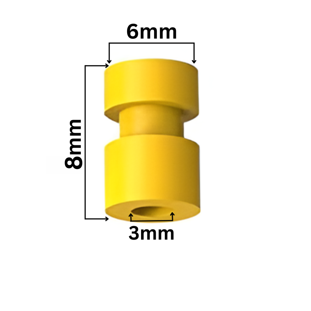 M3 Rubber Damper Balls For F4 Flight Controller (8×6×3) (4pcs).