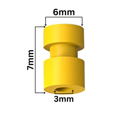 M2 Rubber Damper Balls For F4 Flight Controller (7×6×3) (4pcs). Hi Tech xyz