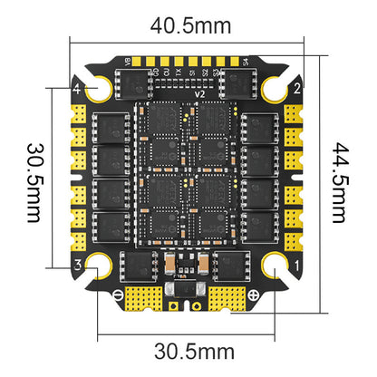 Aocoda-RC 3075 AM32 32Bit 75A 4-IN-1 ESC AM32 32Bit   4-IN-1 ESC