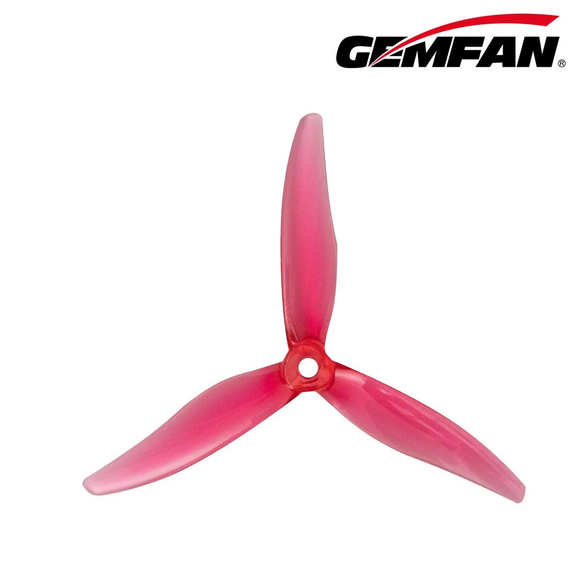 Gemfan 51366 MCK ReV3 PC 3-Blade Freestyle Propeller for 5 Inch FPV Drone (2CW + 2CCW) - Strawberry Jam