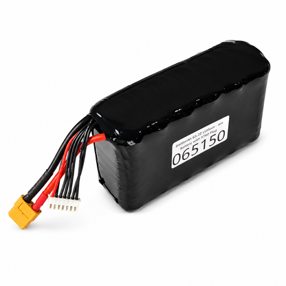 Angled View of 8400mAh 6S2P Lithium-Ion Battery Pack for UAV and Robotics