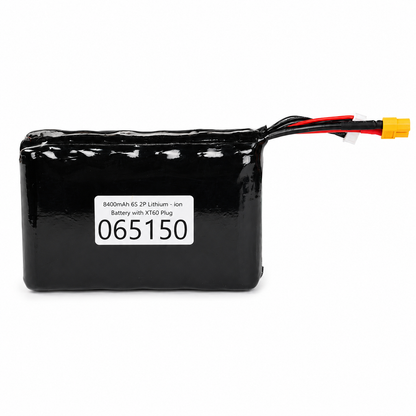 Label View of 8400mAh 6S2P Lithium-Ion Battery Pack with XT60 Plug