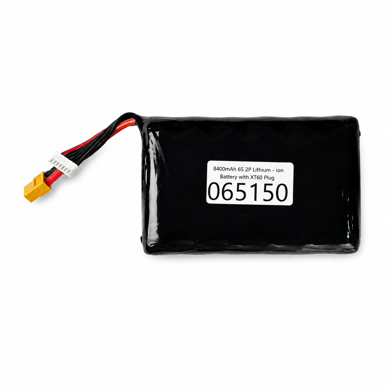 Side View of 8400mAh 6S2P Lithium-Ion Battery with XT60 Connector