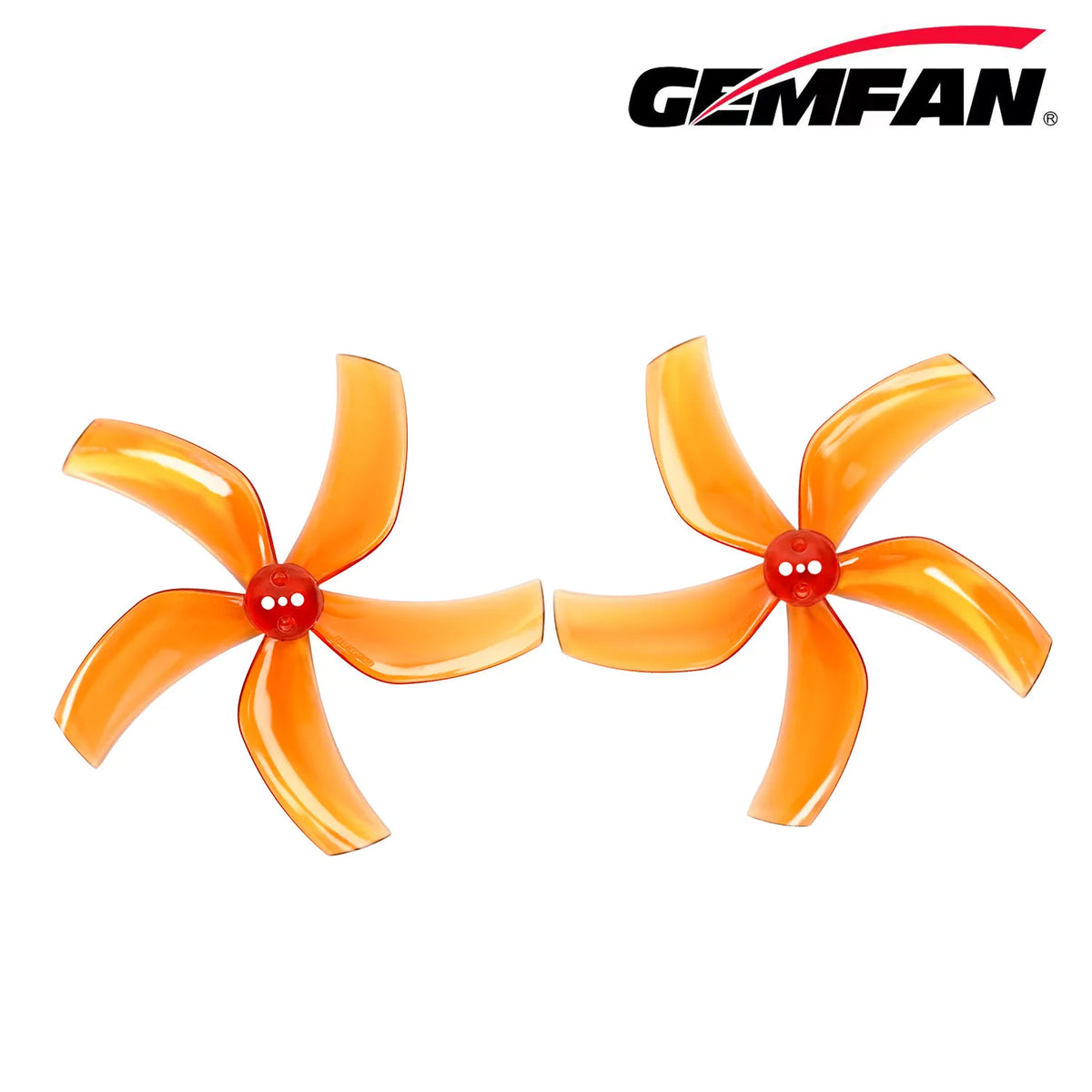 Gemfan D90S Ducted PC 5-Blade 1.5mm Cinewhoop Propeller for 3.5 Inch FPV Drone (2CW + 2CCW) - Whisky