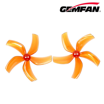 Gemfan D90S Ducted PC 5-Blade 1.5mm Cinewhoop Propeller for 3.5 Inch FPV Drone (2CW + 2CCW) - Whisky