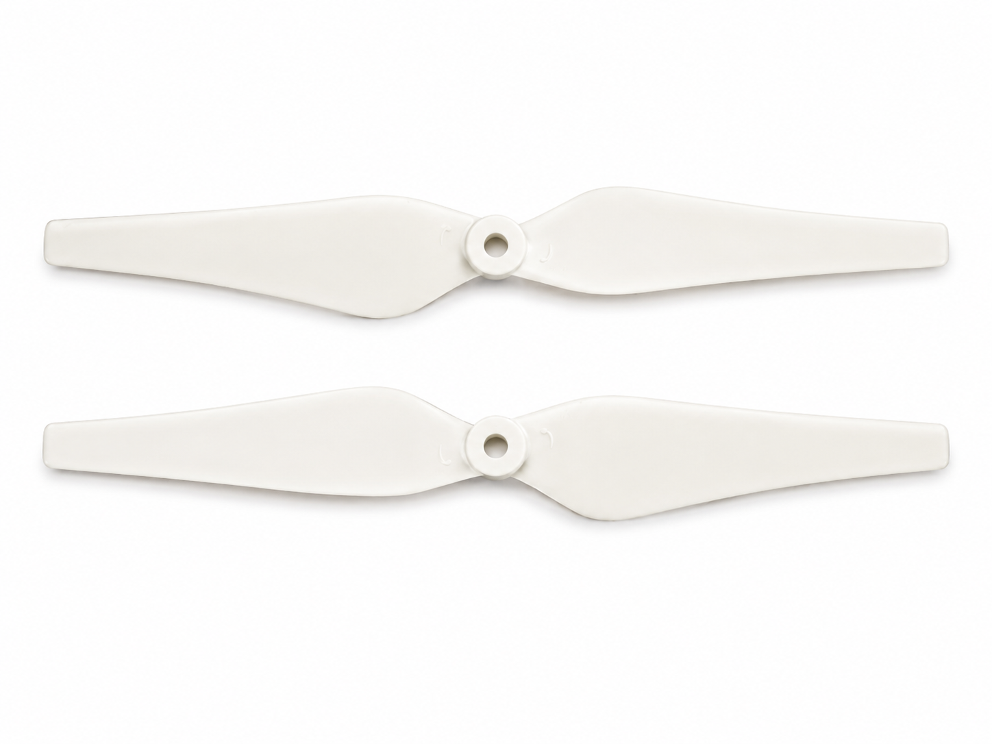 9443 Glass Fiber Nylon White Drone Propellers Top View