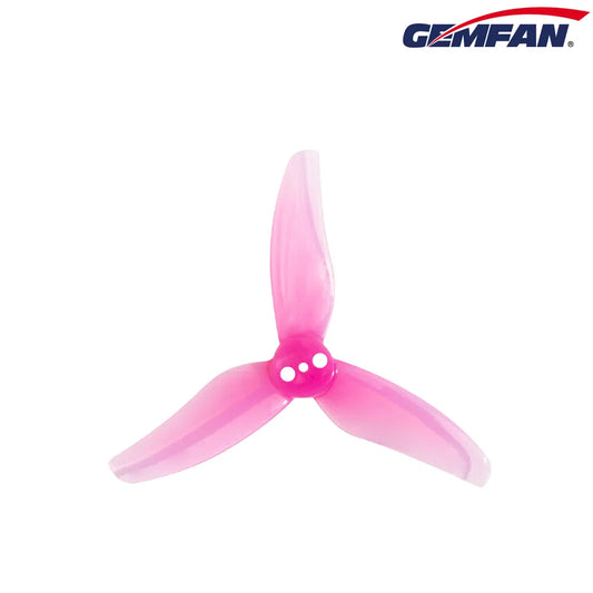 Gemfan 2512 Hurricane PC 3-Blade 1.5mm Freestyle Propeller for 2.5 Inch FPV Drone (4CW + 4CCW) - Pink