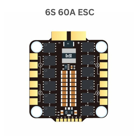 DAKEFPV GT 6S 60A 4 in 1 ESC