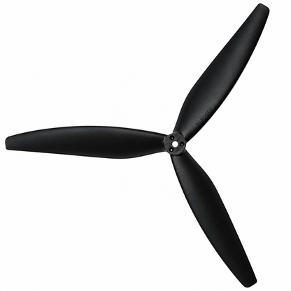 Gemfan 1507 Cinelifter Glass Fiber Nylon 3-Blade Propeller for 15 Inch FPV Drone (1CW + 1CCW) - Black