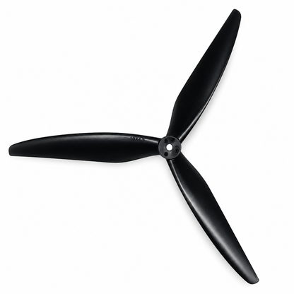 Gemfan 1045 Cinelifter Glass Fiber Nylon 3-Blade Propeller for 10 Inch FPV Drone (1CW + 1CCW) - Black