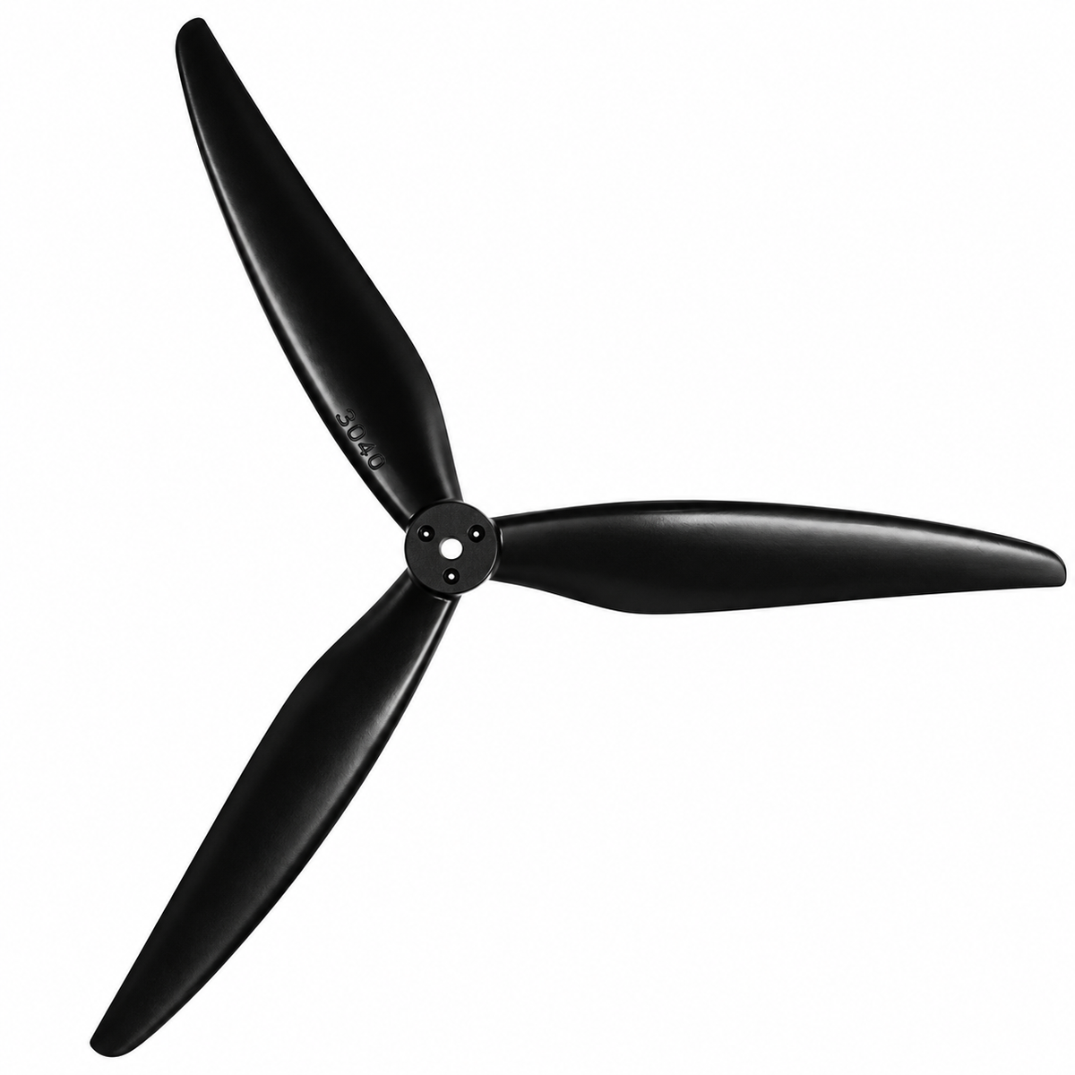 Gemfan 1045 Cinelifter Glass Fiber Nylon 3-Blade Propeller for 10 Inch FPV Drone (1CW + 1CCW) - Black