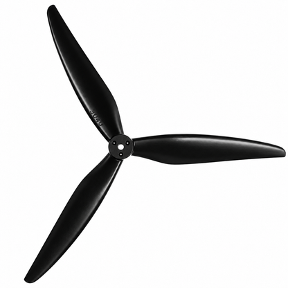 Gemfan 1045 Cinelifter Glass Fiber Nylon 3-Blade Propeller for 10 Inch FPV Drone (1CW + 1CCW) - Black