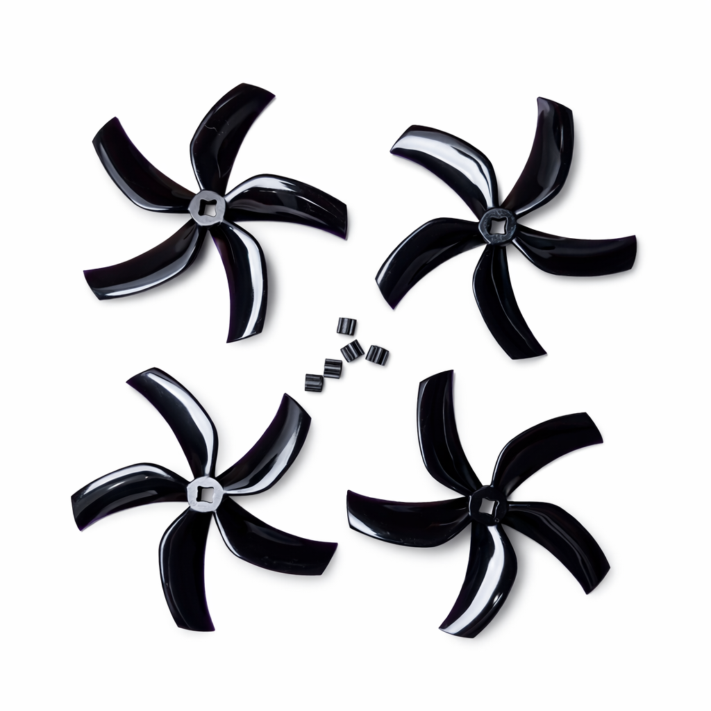 Gemfan D90 5-Blade 2mm & M5 Ducted Cinewhoop Propeller (Black) - Black