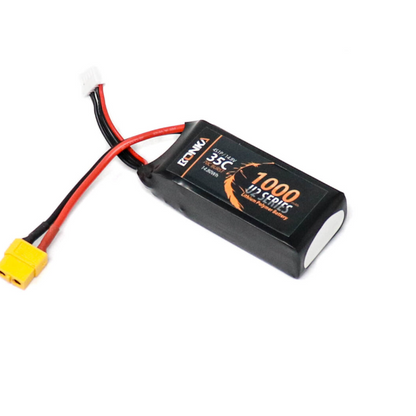 14.8V 1000mAh 4S 35C Lithium Polymer Battery Pack (Brand Bonka)