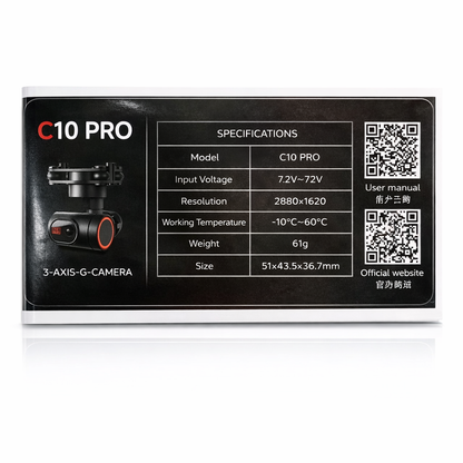 Skydroid C10 Pro Three-axis 2K Camera Gimbal - Hi Tech xyz
