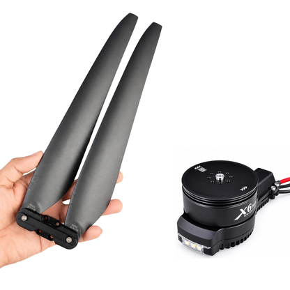 Hobbywing XRotor X6 Plus Motor and 2480 Folding Propeller Combo Kit – CCW
