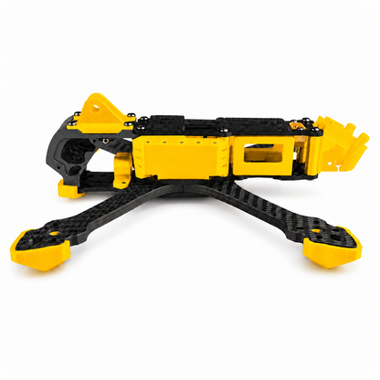 Mark5 V2 5 Inch Carbon Fiber O4 Pro FPV Drone Frame with 3D Printed Parts -  Yellow