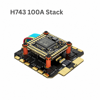 DakeFPV H743 BLS 12S 100A 30x30 FC & ESC Stack
