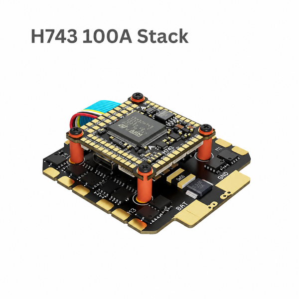 DakeFPV H743 BLS 12S 100A 30x30 FC & ESC Stack