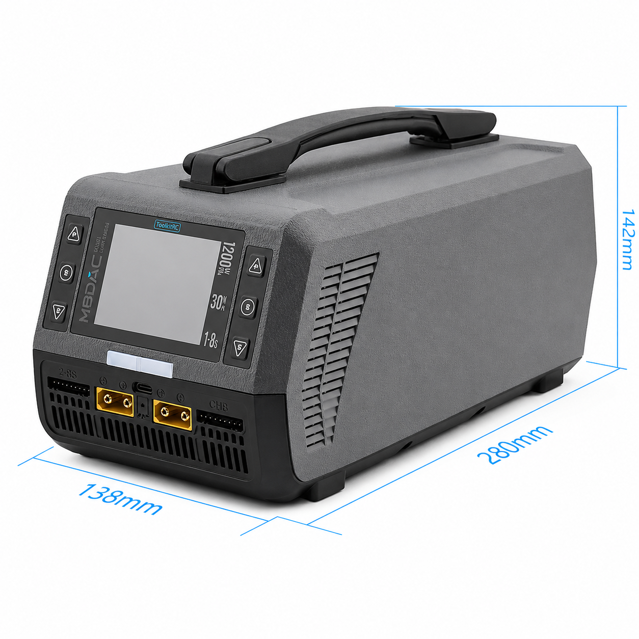 ToolkitRC M8DAC 1-8S Smart Battery Charger for LiPo LiHV Battery