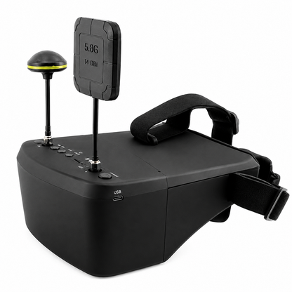 LS-800D 5.8G 40CH FPV Goggles with DVR for Drone | Diversity Receiver