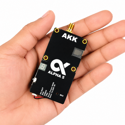 AKK Alpha 5 5.8GHz 5W Analog Video Transmitter VTX for Long Range FPV Drone