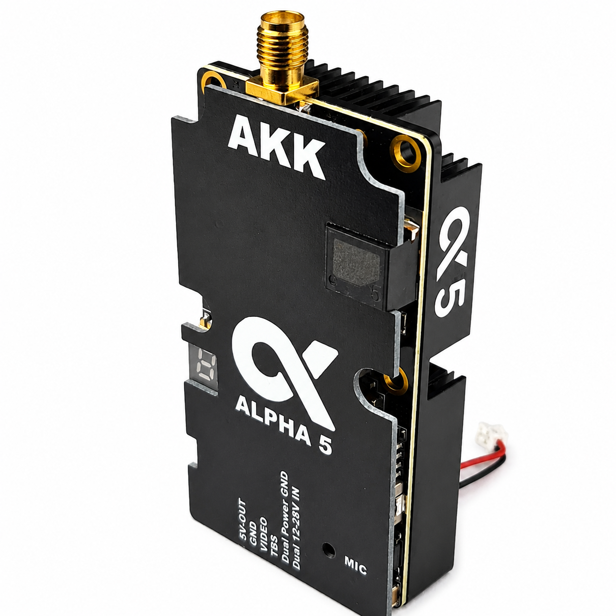 AKK Alpha 5 5.8GHz 5W Analog Video Transmitter VTX for Long Range FPV Drone
