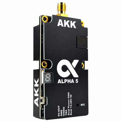 AKK Alpha 5 5.8GHz 5W Analog Video Transmitter VTX for Long Range FPV Drone