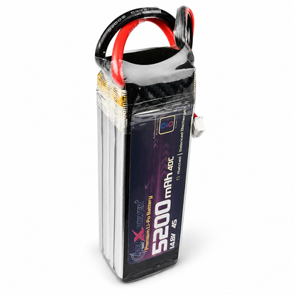 GenX 14.8V 5200mAh 4S 40C Premium Lithium Polymer Battery Pack