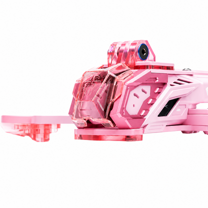 TJRC J5 V2 5 inches FPV O4 Pro Air Unit Digital FPV RC Racing Freestyle Quadcopter Drone Frame - DC Pink