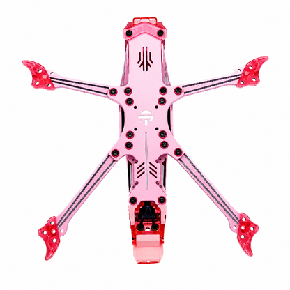 TJRC J5 V2 5 inches FPV O4 Pro Air Unit Digital FPV RC Racing Freestyle Quadcopter Drone Frame - DC Pink