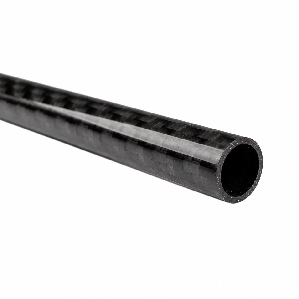 3K Carbon Fiber Tube 10mm OD 8mm ID 1000mm Roll Wrapped Hollow
