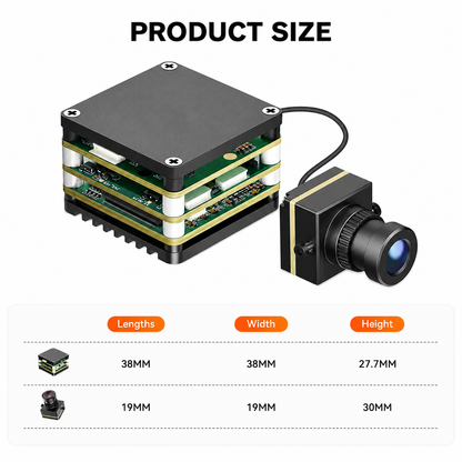 FPV AI VisionCube FPV Drone AI Locking Tracking System Drone Thermal Dual Cameras Targ Max+ Single Visible Lightet Lock Guidance Module Kit
