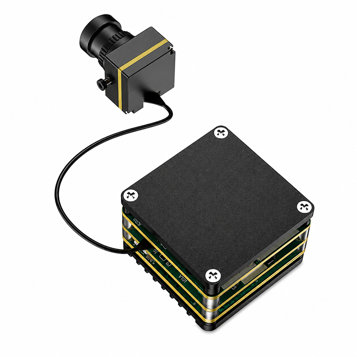 FPV AI VisionCube FPV Drone AI Locking Tracking System Drone Thermal Dual Cameras Targ Max+ Single Visible Lightet Lock Guidance Module Kit