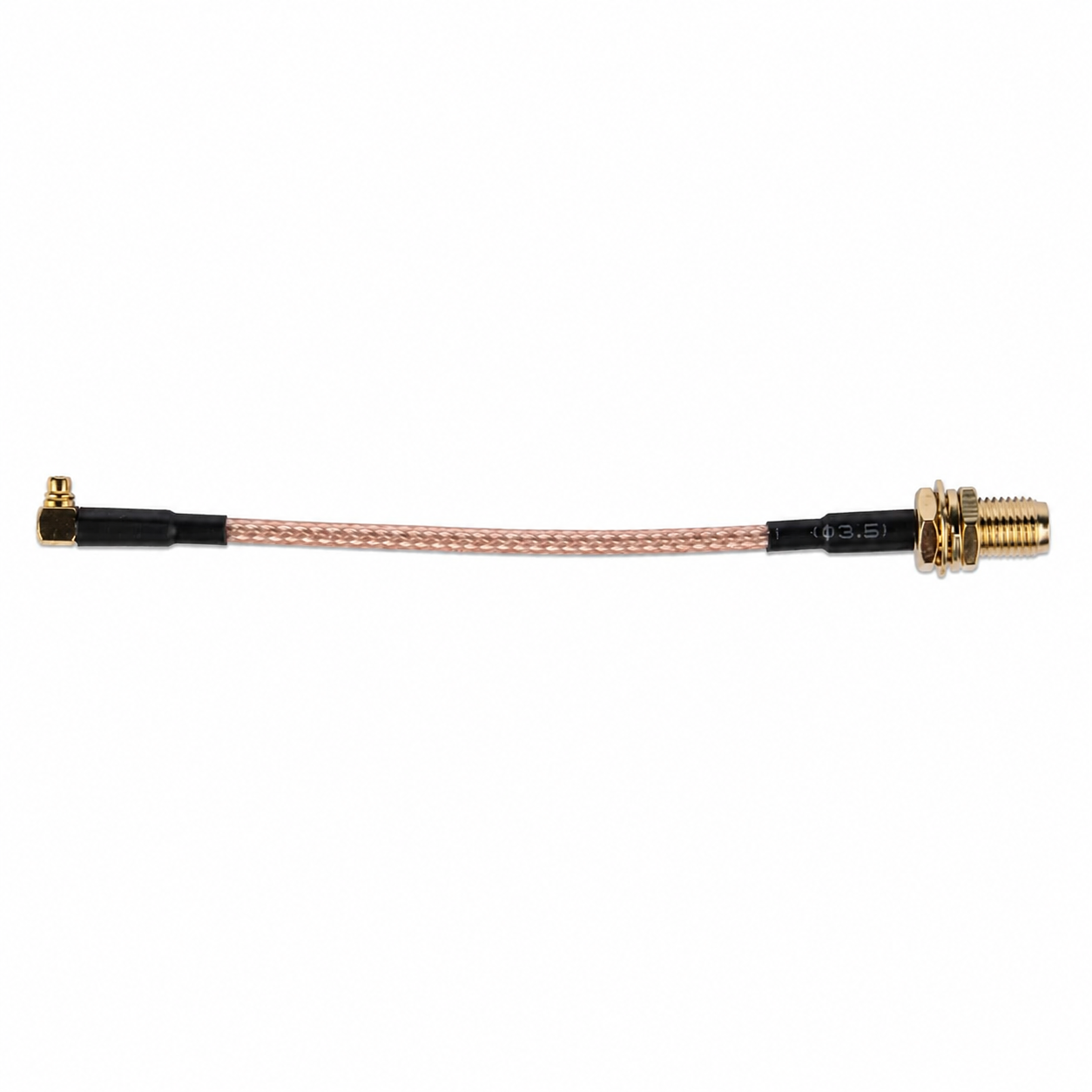 RP-SMA Female to MMCX Male Antenna Adapter Cable - 100mm