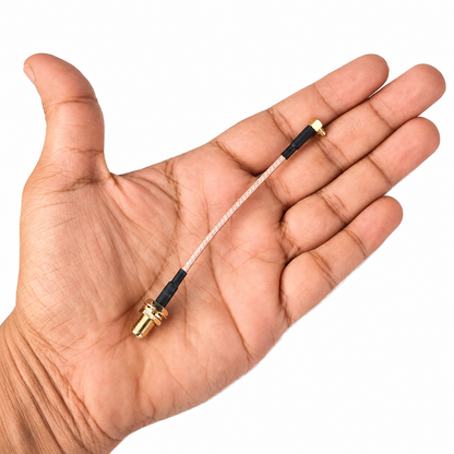 RP-SMA Female to MMCX Male Antenna Adapter Cable - 100mm