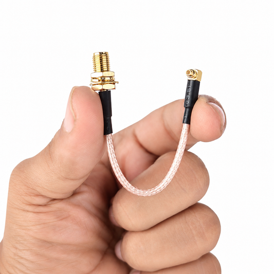 RP-SMA Female to MMCX Male Antenna Adapter Cable - 100mm