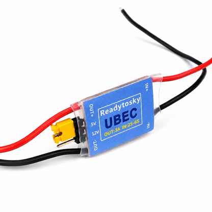 2-6S 5V/3A and 12V/3A Switchable UBEC